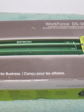 Epson WorkForce DS-30 Portable Document Scanner USB Open Box
